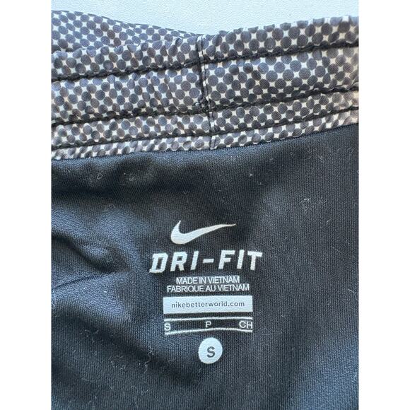 Nike Women's Dri-fit Tempo Running Shorts Black White Size Small 3" Inseam Print - Picture 4 of 5